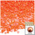 Half Dome Pearl, Plastic beads, 3mm, 10,000-pc, Fire Orange