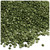 Half Dome Pearl, Plastic beads, 3mm, 10,000-pc, Olive Green