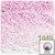 Half Dome Pearl, Plastic beads, 3mm, 1,440-pc, Light Baby Pink