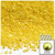 Half Dome Pearl, Plastic beads, 3mm, 5,000-pc, Sunshine Yellow