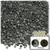 Half Dome Pearl, Plastic beads, 4mm, 10,000-pc, Charcoal Gray