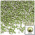 Half Dome Pearl, Plastic beads, 3mm, 1,440-pc, Grass Green