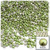 Half Dome Pearl, Plastic beads, 4mm, 10,000-pc, Grass Green