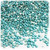 Half Dome Pearl, Plastic beads, 4mm, 1,000-pc, Aquamarine Blue