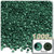 Half Dome Pearl, Plastic beads, 4mm, 1,000-pc, Forest Green