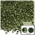 Half Dome Pearl, Plastic beads, 4mm, 10,000-pc, Olive Green