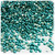 Half Dome Pearl, Plastic beads, 4mm, 1,000-pc, Jade Blue