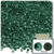 Half Dome Pearl, Plastic beads, 4mm, 10,000-pc, Forest Green