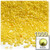 Half Dome Pearl, Plastic beads, 4mm, 1,000-pc, Sunshine Yellow
