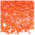 Half Dome Pearl, Plastic beads, 4mm, 288-pc, Fire Orange