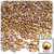 Half Dome Pearl, Plastic beads, 4mm, 1,000-pc, Golden Caramel Brown