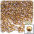 Half Dome Pearl, Plastic beads, 4mm, 288-pc, Golden Caramel Brown