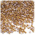 Half Dome Pearl, Plastic beads, 4mm, 288-pc, Golden Caramel Brown