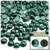 Half Dome Pearl, Plastic beads, 5mm, 10,000-pc, Forest Green