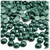 Half Dome Pearl, Plastic beads, 5mm, 10,000-pc, Forest Green