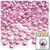 Half Dome Pearl, Plastic beads, 5mm, 1,000-pc, Satin Pink