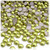 Half Dome Pearl, Plastic beads, 5mm, 1,000-pc, Bright Phosphoric Green