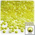 Half Dome Pearl, Plastic beads, 5mm, 10,000-pc, Yellow Rays