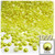 Half Dome Pearl, Plastic beads, 5mm, 1,000-pc, Yellow Rays