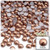 Half Dome Pearl, Plastic beads, 5mm, 144-pc, Rustic Copper Brown