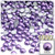 Half Dome Pearl, Plastic beads, 5mm, 1,000-pc, Lavender Purple