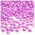 Half Dome Pearl, Plastic beads, 5mm, 144-pc, Plush Pink