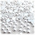 Half Dome Pearl, Plastic beads, 5mm, 144-pc, Pearl White
