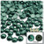 Half Dome Pearl, Plastic beads, 5mm, 144-pc, Forest Green