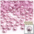 Half Dome Pearl, Plastic beads, 7mm, 10,000-pc, Satin Pink