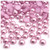 Half Dome Pearl, Plastic beads, 7mm, 10,000-pc, Satin Pink