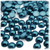 Half Dome Pearl, Plastic beads, 7mm, 10,000-pc, Midnight Aquamarine Blue