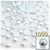 Half Dome Pearl, Plastic beads, 7mm, 1,000-pc, Irish Blue Pearl