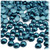 Half Dome Pearl, Plastic beads, 5mm, 144-pc, Midnight Aquamarine Blue