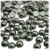 Half Dome Pearl, Plastic beads, 7mm, 1,000-pc, Charcoal Gray