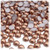 Half Dome Pearl, Plastic beads, 7mm, 10,000-pc, Rustic Copper Brown