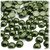 Half Dome Pearl, Plastic beads, 7mm, 10,000-pc, Olive Green