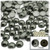 Half Dome Pearl, Plastic beads, 7mm, 10,000-pc, Charcoal Gray