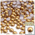 Half Dome Pearl, Plastic beads, 7mm, 10,000-pc, Golden Caramel Brown