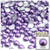 Half Dome Pearl, Plastic beads, 7mm, 1,000-pc, Lavender Purple