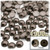 Half Dome Pearl, Plastic beads, 7mm, 1,000-pc, Milk Chocolate Brown