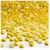 Half Dome Pearl, Plastic beads, 7mm, 144-pc, Sunshine Yellow