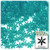 Starflake bead, SnowFlake, Cartwheel, Transparent, 10mm, 100-pc, Teal