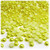 Half Dome Pearl, Plastic beads, 7mm, 144-pc, Yellow Rays