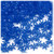 Starflake bead, SnowFlake, Cartwheel, Transparent, 10mm, 1,000-pc, Royal Blue