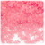 Starflake bead, SnowFlake, Cartwheel, Transparent, 10mm, 1,000-pc, Pink