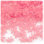 Starflake bead, SnowFlake, Cartwheel, Transparent, 12mm, 100-pc, Pink