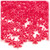 Starflake bead, SnowFlake, Cartwheel, Opaque, 12mm, 100-pc, Red