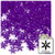 Starflake bead, SnowFlake, Cartwheel, Transparent, 10mm, 100-pc, Dark Purple