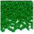 Starflake bead, SnowFlake, Cartwheel, Opaque, 10mm, 1,000-pc, Emerald Green