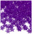 Starflake bead, SnowFlake, Cartwheel, Transparent, 10mm, 1,000-pc, Dark Purple